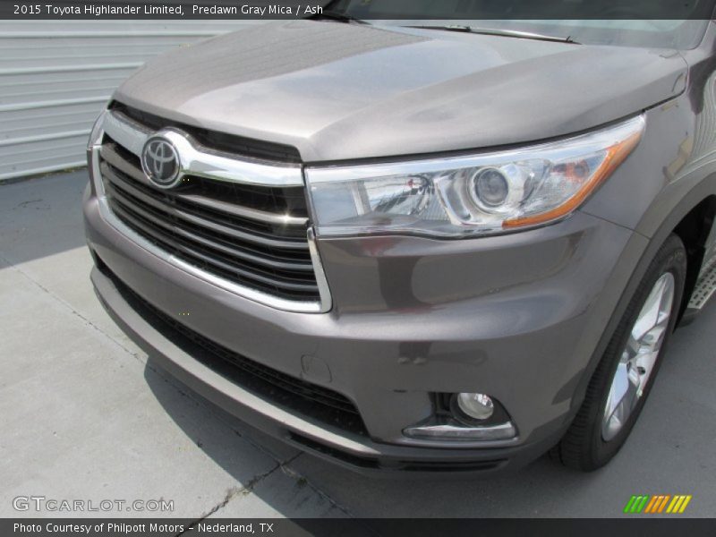 Predawn Gray Mica / Ash 2015 Toyota Highlander Limited