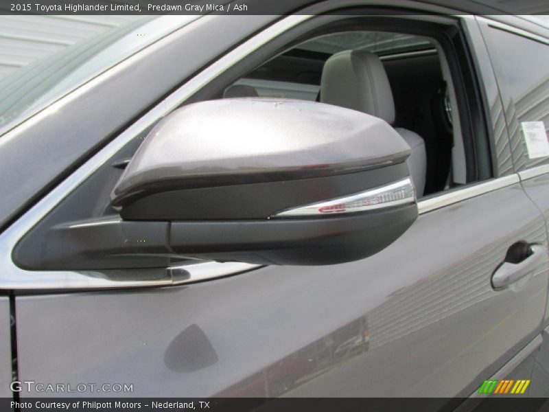 Predawn Gray Mica / Ash 2015 Toyota Highlander Limited