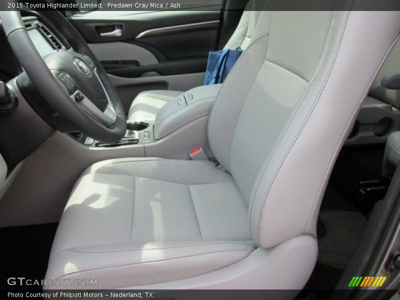 Predawn Gray Mica / Ash 2015 Toyota Highlander Limited