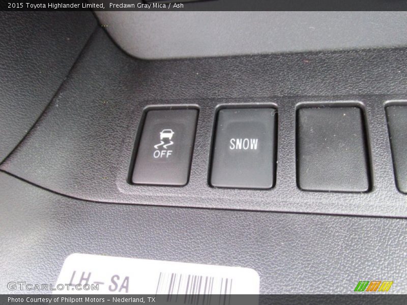 Predawn Gray Mica / Ash 2015 Toyota Highlander Limited
