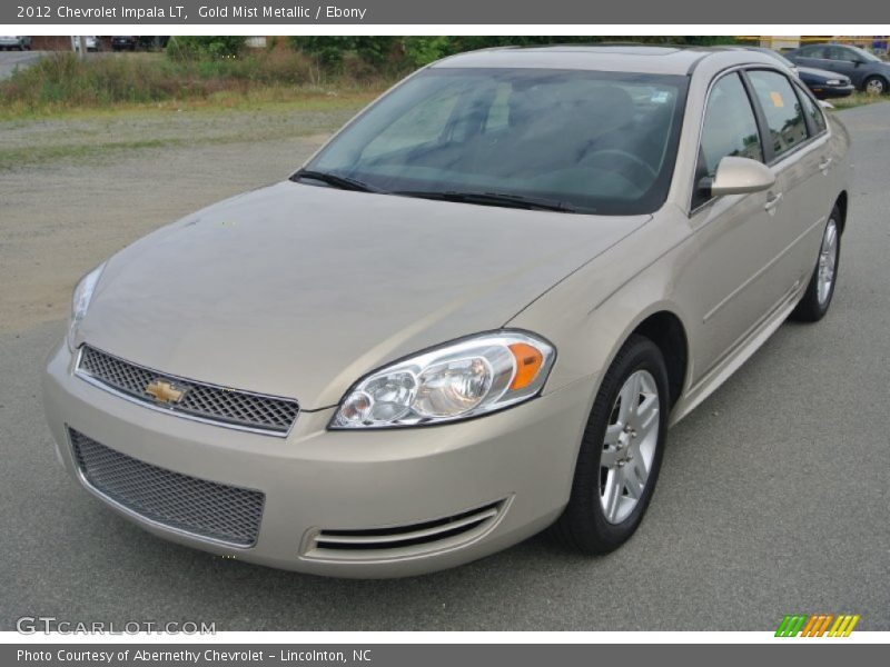 Gold Mist Metallic / Ebony 2012 Chevrolet Impala LT