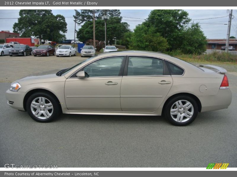 Gold Mist Metallic / Ebony 2012 Chevrolet Impala LT