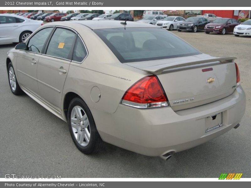Gold Mist Metallic / Ebony 2012 Chevrolet Impala LT