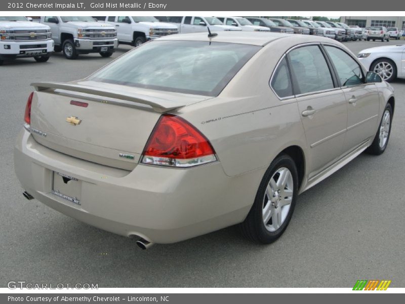 Gold Mist Metallic / Ebony 2012 Chevrolet Impala LT