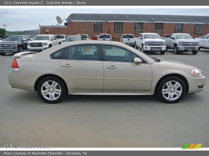 Gold Mist Metallic / Ebony 2012 Chevrolet Impala LT