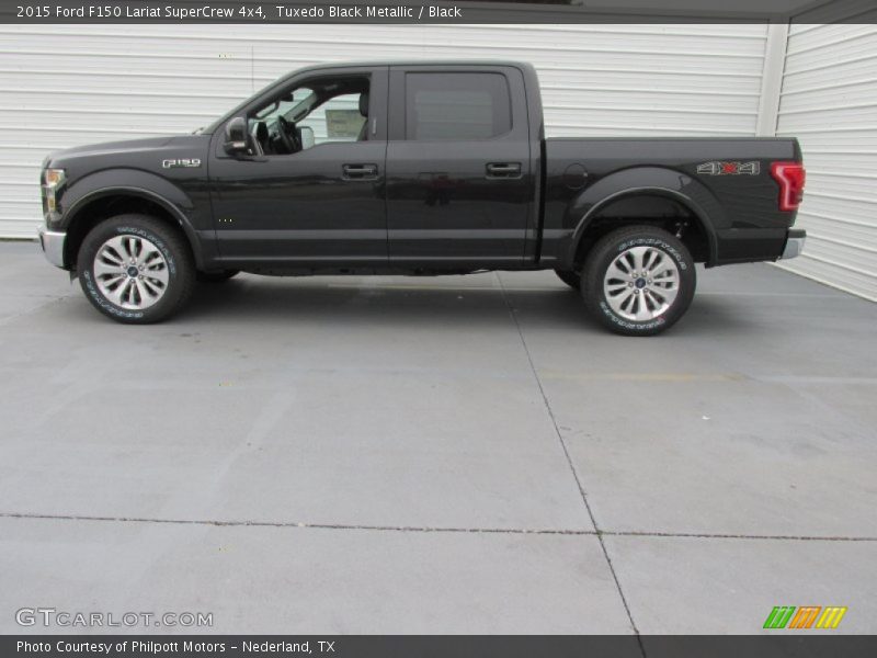 Tuxedo Black Metallic / Black 2015 Ford F150 Lariat SuperCrew 4x4