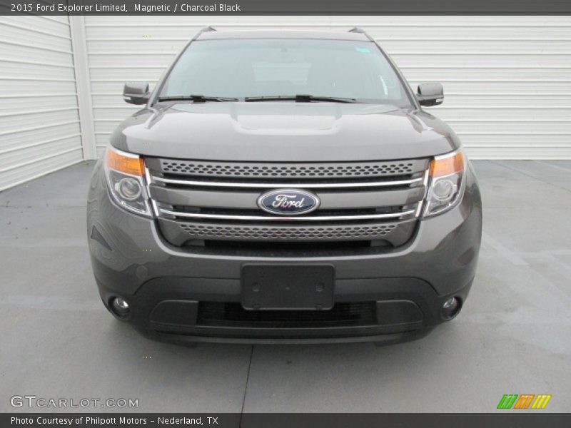 Magnetic / Charcoal Black 2015 Ford Explorer Limited