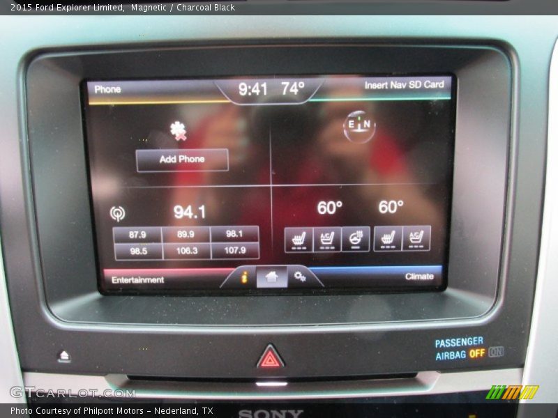 Magnetic / Charcoal Black 2015 Ford Explorer Limited