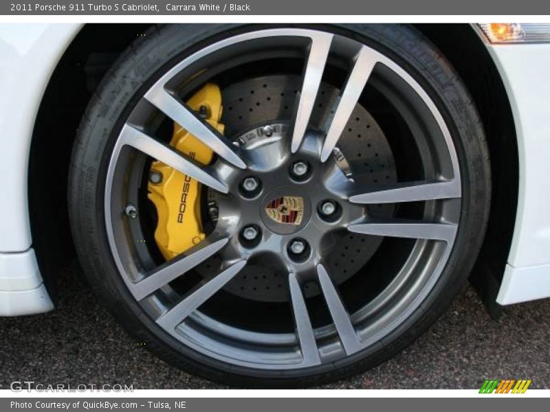 Carrara White / Black 2011 Porsche 911 Turbo S Cabriolet