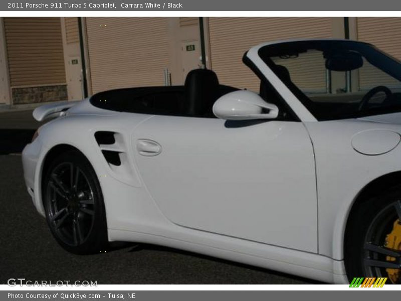 Carrara White / Black 2011 Porsche 911 Turbo S Cabriolet