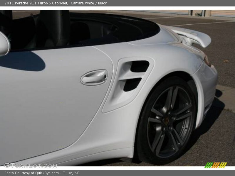 Carrara White / Black 2011 Porsche 911 Turbo S Cabriolet