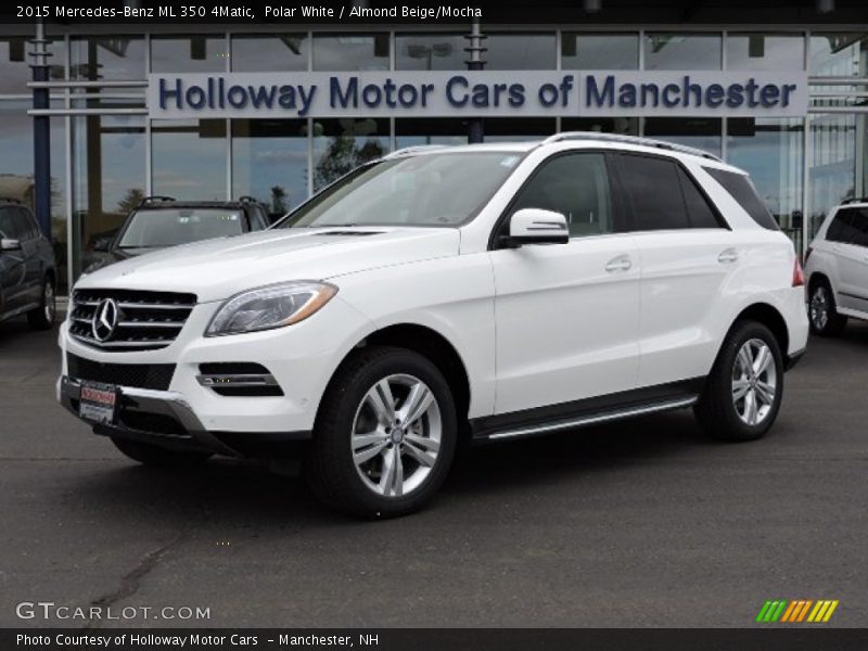 Polar White / Almond Beige/Mocha 2015 Mercedes-Benz ML 350 4Matic