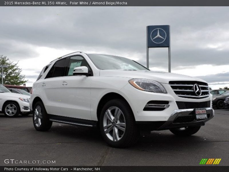 Polar White / Almond Beige/Mocha 2015 Mercedes-Benz ML 350 4Matic