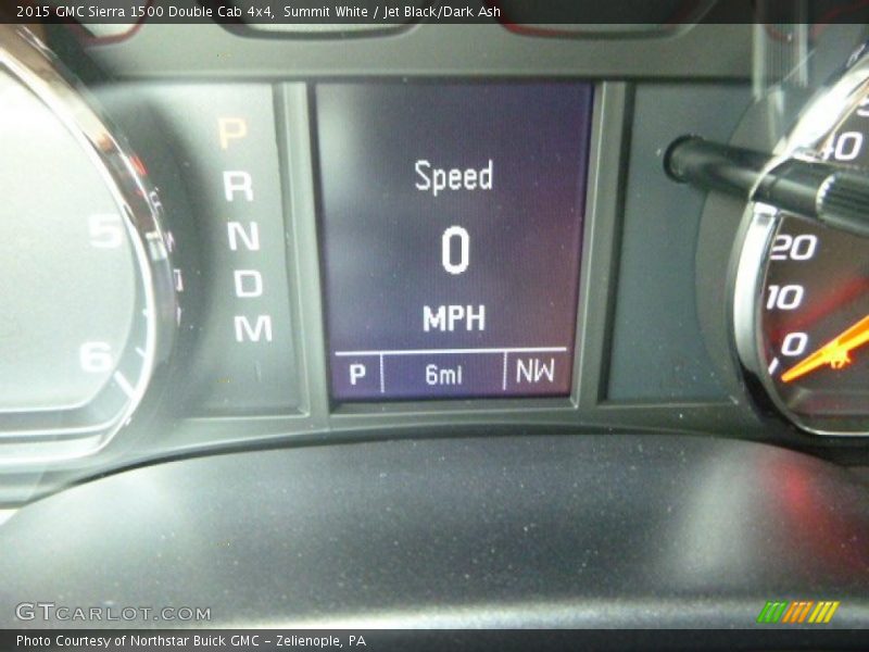 Summit White / Jet Black/Dark Ash 2015 GMC Sierra 1500 Double Cab 4x4