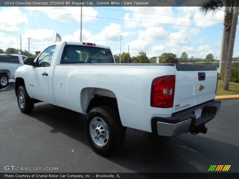 Summit White / Dark Titanium 2014 Chevrolet Silverado 2500HD WT Regular Cab
