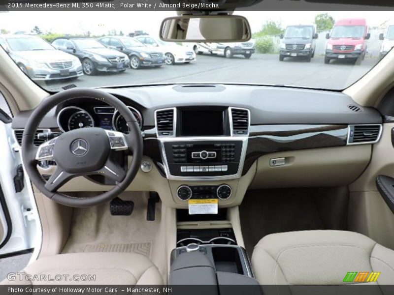 Polar White / Almond Beige/Mocha 2015 Mercedes-Benz ML 350 4Matic