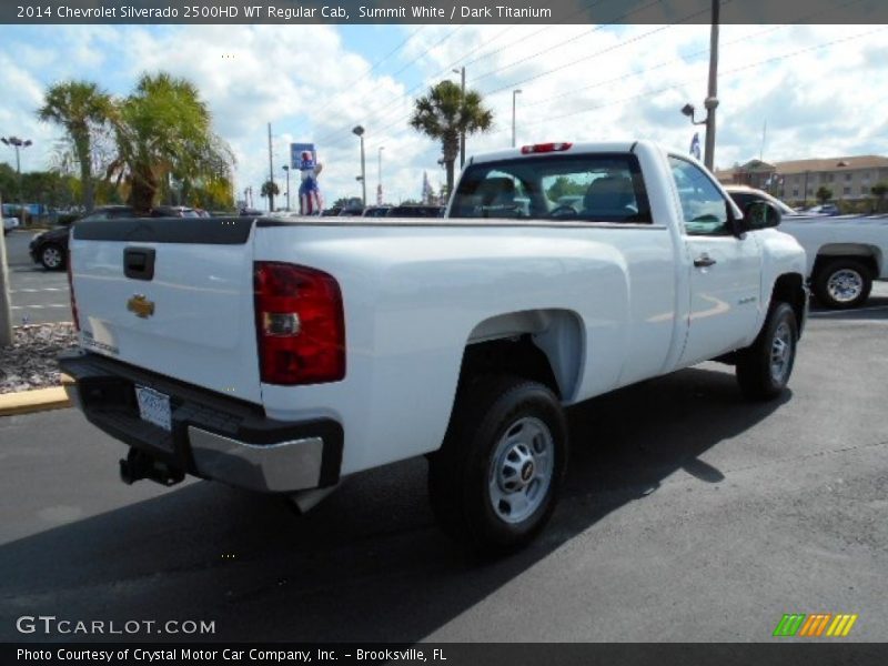 Summit White / Dark Titanium 2014 Chevrolet Silverado 2500HD WT Regular Cab