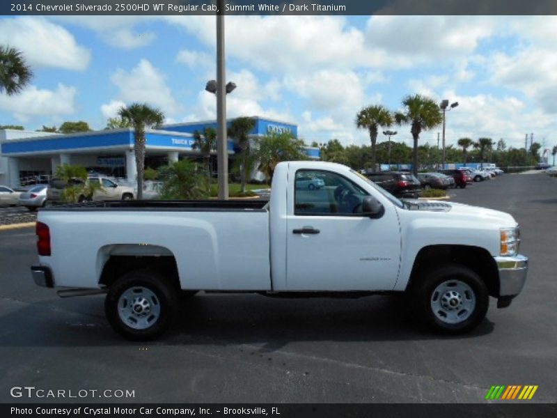 Summit White / Dark Titanium 2014 Chevrolet Silverado 2500HD WT Regular Cab
