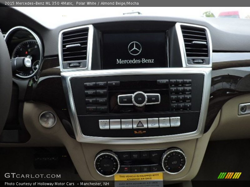 Polar White / Almond Beige/Mocha 2015 Mercedes-Benz ML 350 4Matic