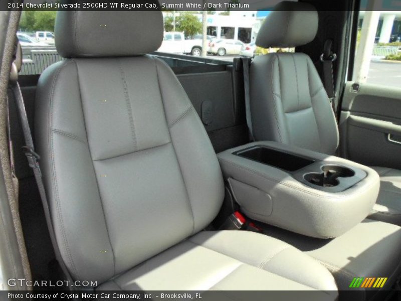 Summit White / Dark Titanium 2014 Chevrolet Silverado 2500HD WT Regular Cab