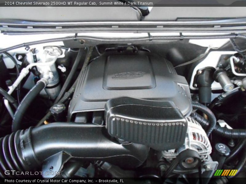 Summit White / Dark Titanium 2014 Chevrolet Silverado 2500HD WT Regular Cab