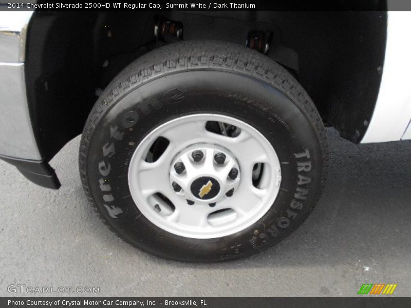 Summit White / Dark Titanium 2014 Chevrolet Silverado 2500HD WT Regular Cab
