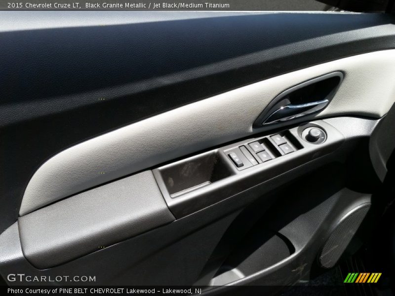 Black Granite Metallic / Jet Black/Medium Titanium 2015 Chevrolet Cruze LT