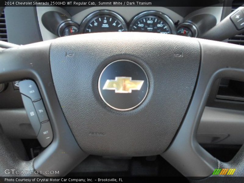 Summit White / Dark Titanium 2014 Chevrolet Silverado 2500HD WT Regular Cab