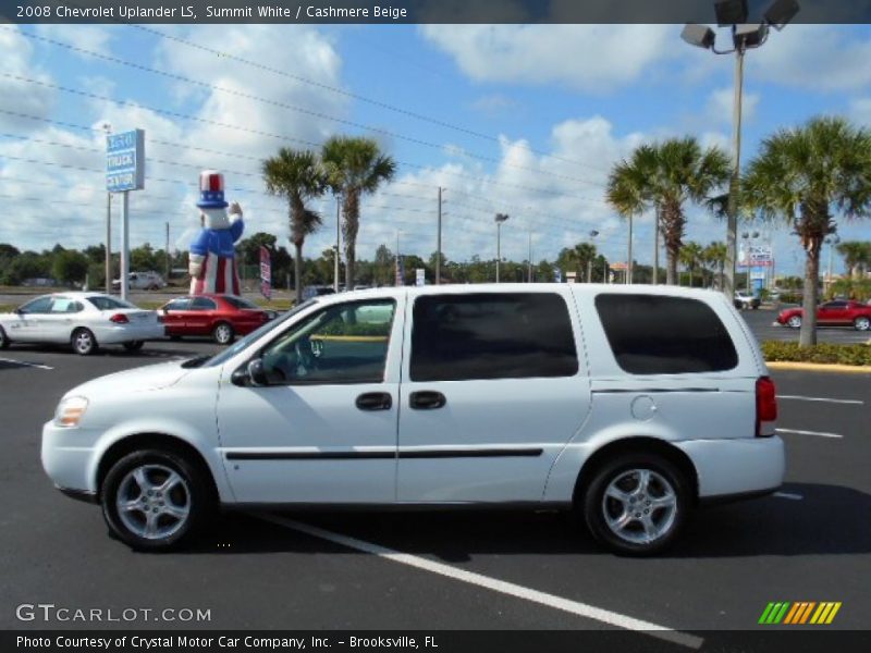 Summit White / Cashmere Beige 2008 Chevrolet Uplander LS