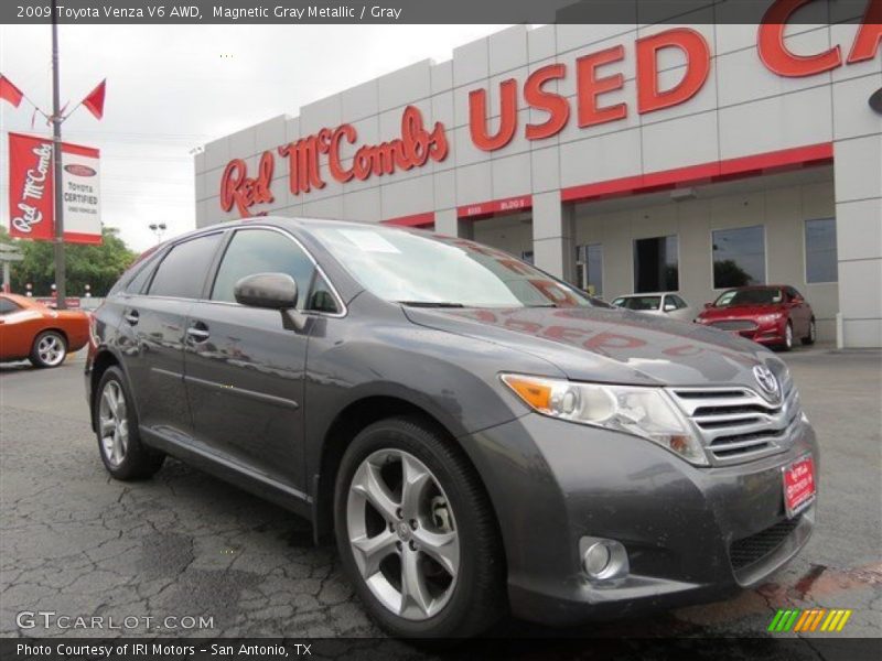 Magnetic Gray Metallic / Gray 2009 Toyota Venza V6 AWD