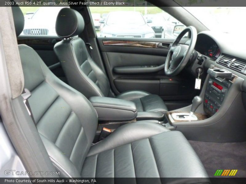 Avus Silver Pearl Effect / Ebony Black 2003 Audi RS6 4.2T quattro