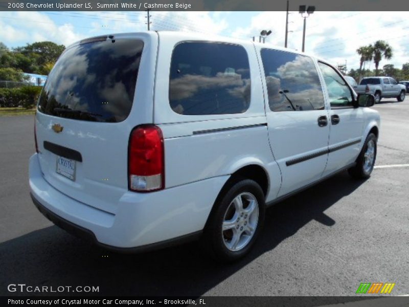 Summit White / Cashmere Beige 2008 Chevrolet Uplander LS