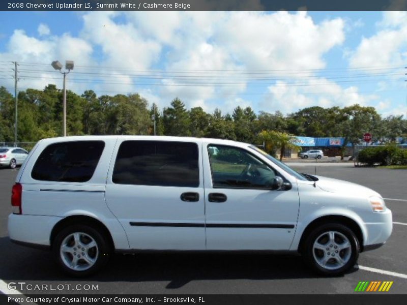 Summit White / Cashmere Beige 2008 Chevrolet Uplander LS