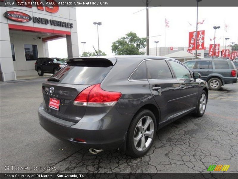 Magnetic Gray Metallic / Gray 2009 Toyota Venza V6 AWD