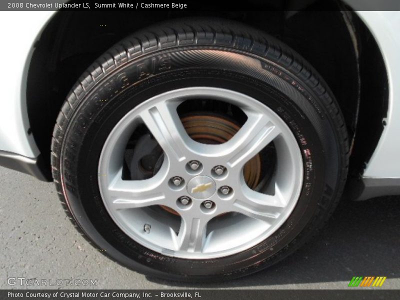 Summit White / Cashmere Beige 2008 Chevrolet Uplander LS