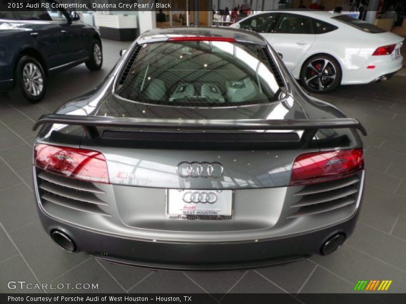Daytona Grey Pearl / Black 2015 Audi R8 Competition