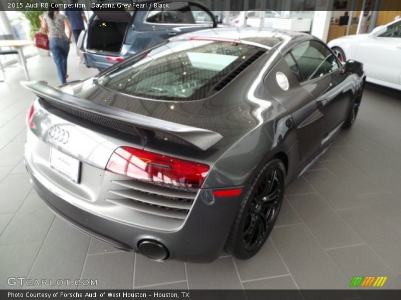 Daytona Grey Pearl / Black 2015 Audi R8 Competition