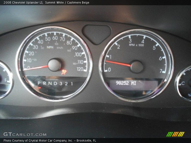 Summit White / Cashmere Beige 2008 Chevrolet Uplander LS