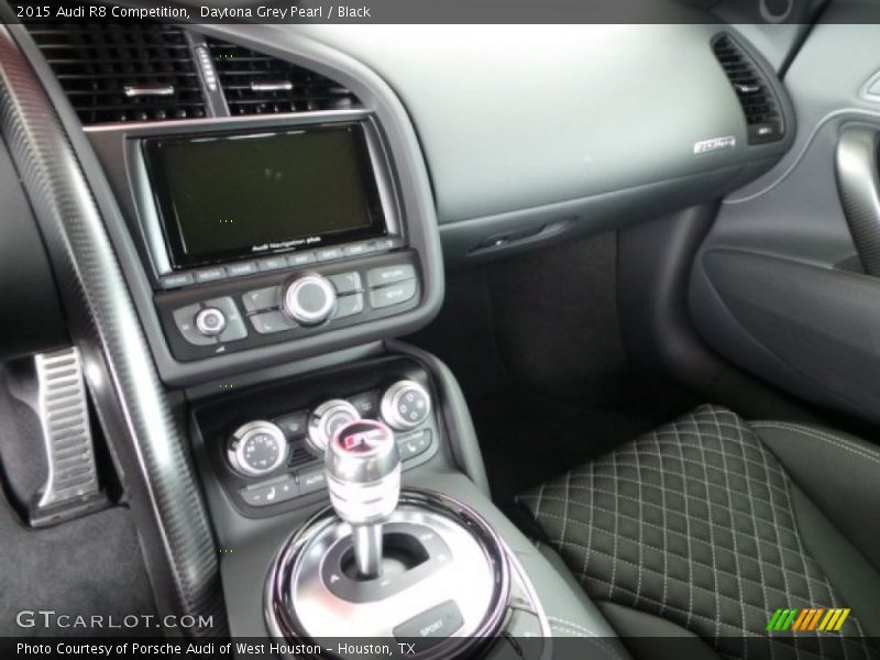 Daytona Grey Pearl / Black 2015 Audi R8 Competition