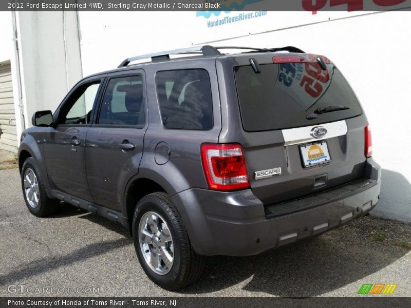 Sterling Gray Metallic / Charcoal Black 2012 Ford Escape Limited 4WD
