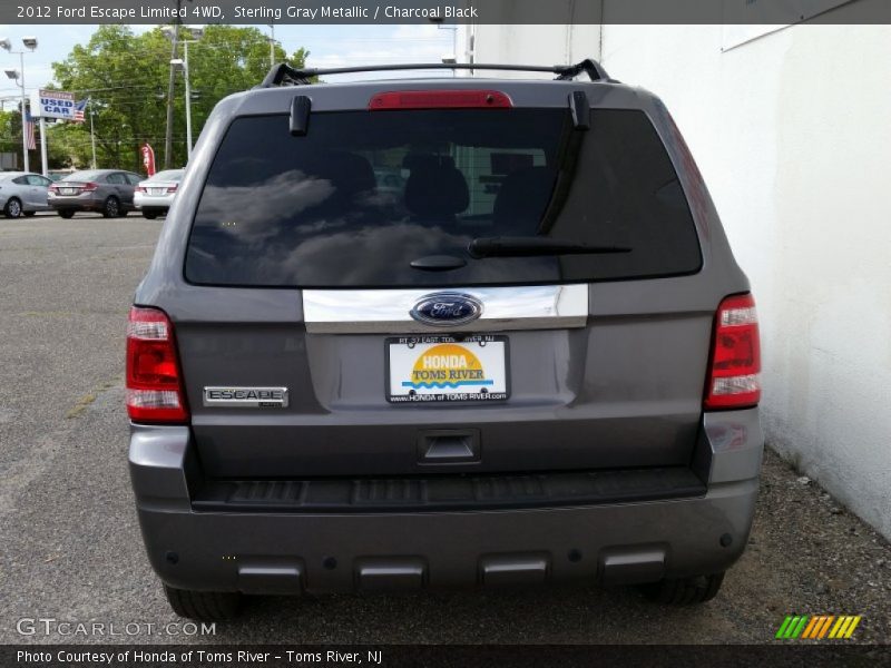 Sterling Gray Metallic / Charcoal Black 2012 Ford Escape Limited 4WD