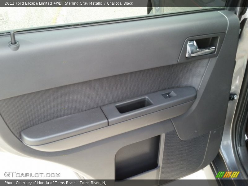 Sterling Gray Metallic / Charcoal Black 2012 Ford Escape Limited 4WD