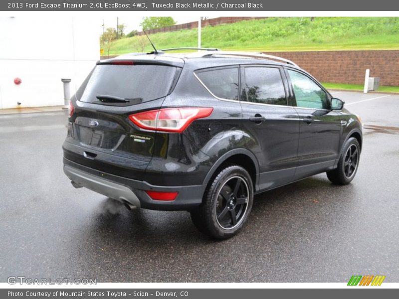 Tuxedo Black Metallic / Charcoal Black 2013 Ford Escape Titanium 2.0L EcoBoost 4WD