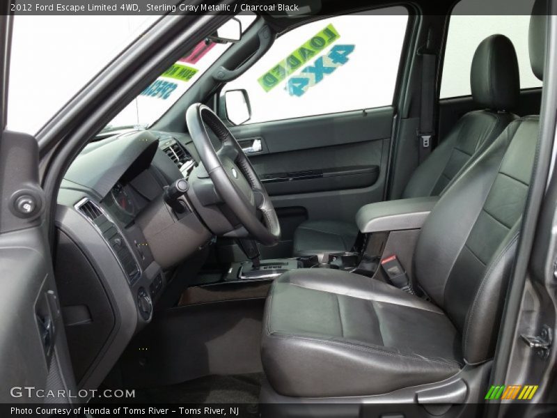 Sterling Gray Metallic / Charcoal Black 2012 Ford Escape Limited 4WD