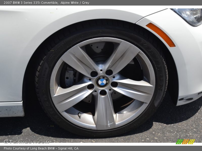 Alpine White / Grey 2007 BMW 3 Series 335i Convertible