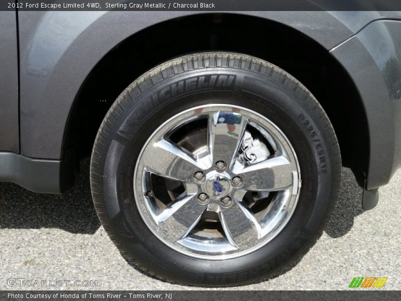 Sterling Gray Metallic / Charcoal Black 2012 Ford Escape Limited 4WD