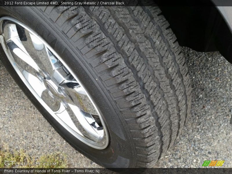Sterling Gray Metallic / Charcoal Black 2012 Ford Escape Limited 4WD