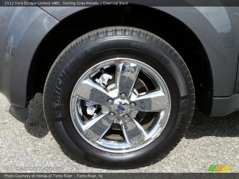 Sterling Gray Metallic / Charcoal Black 2012 Ford Escape Limited 4WD