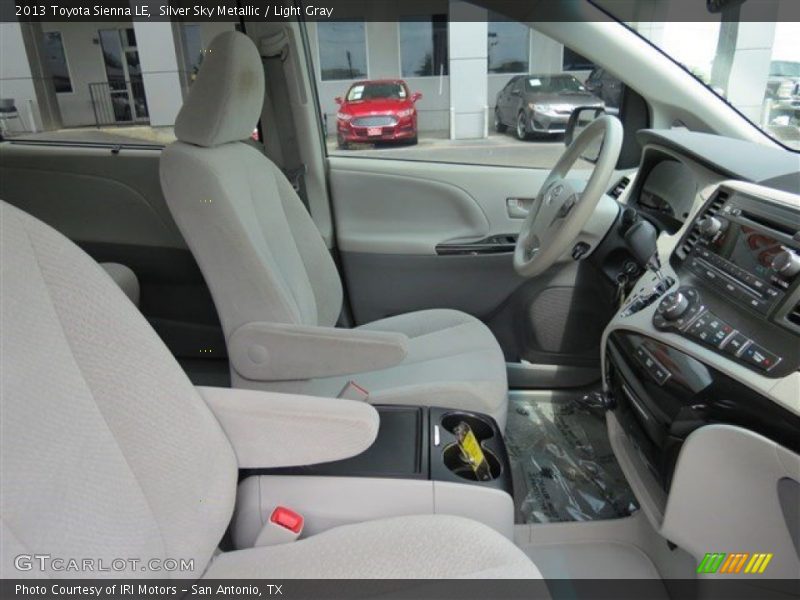 Silver Sky Metallic / Light Gray 2013 Toyota Sienna LE