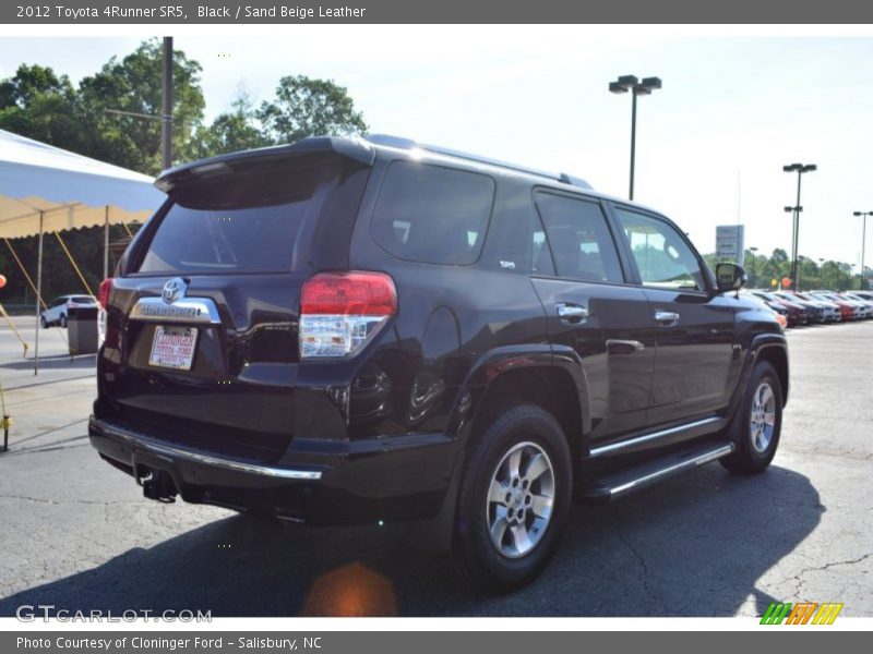 Black / Sand Beige Leather 2012 Toyota 4Runner SR5